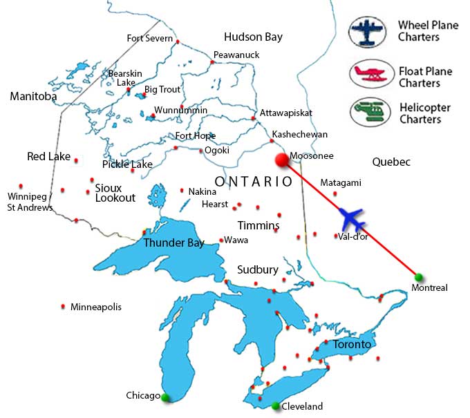 Webequie Helicopter Charter Flights